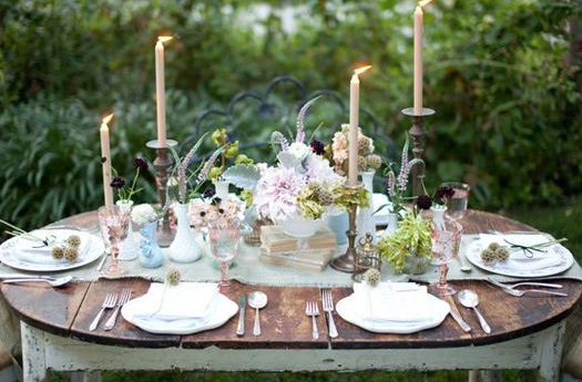 Mesa primaveral. Foto v&iacute;a Pinterest